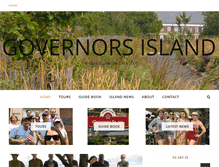 Tablet Screenshot of governorsislandguide.com